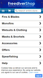 Mobile Screenshot of freedivershop.com